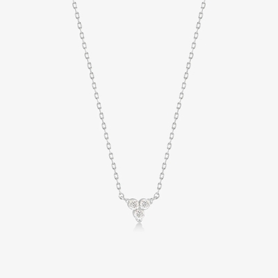 Pendant en or de 18 carats en zircon, en argent, en trio, en diamant, en cube, en collier en zircon.