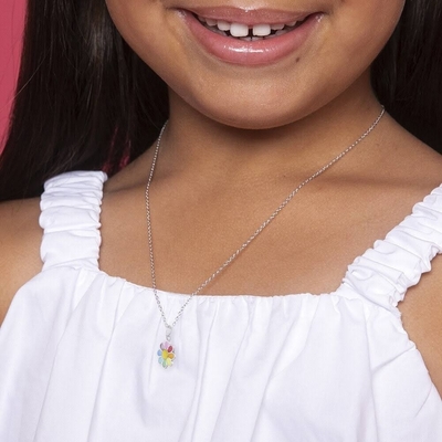 Colliers en argent sterling pour enfants et jeunes filles