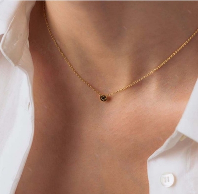 Collier en or plaqué 925 Sterling Silver Starburst Diamond Disc Pendant Collier pour le port quotidien