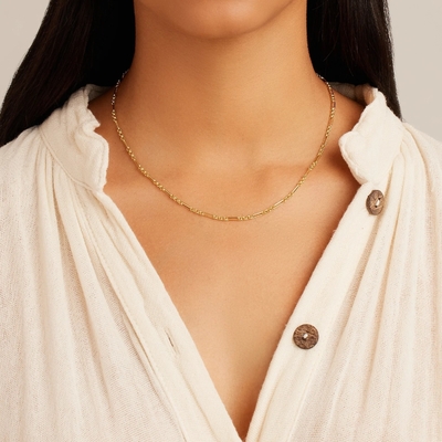 Collier en argent sterling de 8 pouces et 925 centimètres largeur de 2,2 mm Collier en or de 18 carats