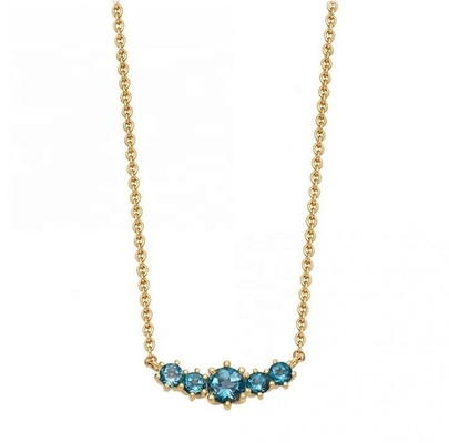 Collier de pierre précieuse en or 925 argent sterling rubis avec chaîne de câbles