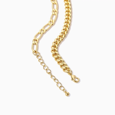 Collier à double chaîne plaqué en or 18K pour la collection d'accessoires de mode pour filles