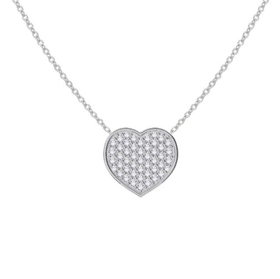 Collier à la chaîne de 18 pouces en diamants 925 argenté pour femme