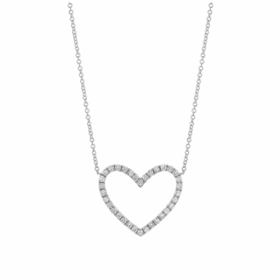 Collier d'amour en argent de 925 pour une petite amie