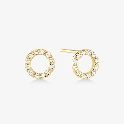 Anneaux à oreille classique en argent sterling pour filles