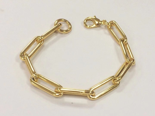 Bracelet en laiton épais 18K Chaîne en or pour hommes et femmes de différentes longueurs par Karen
