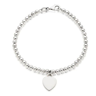 Bracelet en forme de cœur et d'arbre en forme de charme à perles 925 argent sterling pour bracelets pour femmes