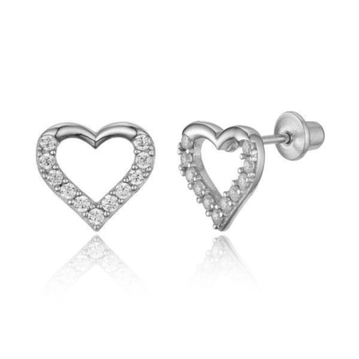 Des boucles d'oreilles à vis pour enfants en argent sterling 925