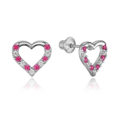 Des boucles d'oreilles à vis pour enfants en argent sterling 925