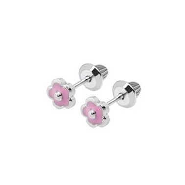 C'est une jolie boucle d'oreille à vis à l'arrière.