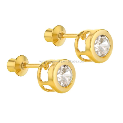 Des boucles d'oreilles en argent pour bébés et enfants 925