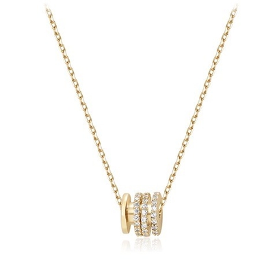 Collier de cercle en or 18K pour femmes