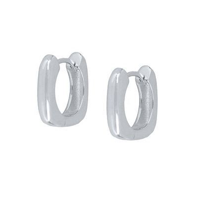 ÉCOUCHES Véritables 18K plaqué en or Boucle Huggie Sterling Argent 925 bijoux pour femmes filles