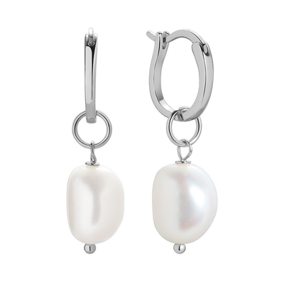 Des boucles d'oreilles à perles d'eau douce pour femmes