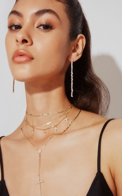 bijoux personnalisés autres boucles d'oreilles de type long argenté boucles d'oreilles avec marquis CZ Stone