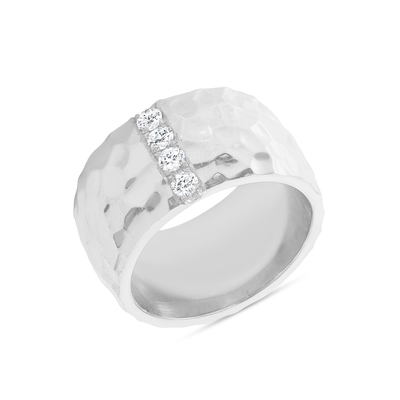 Taille 6 - Taille 10 Bande d'éternité pour hommes Anneaux en laiton plaqué 18K