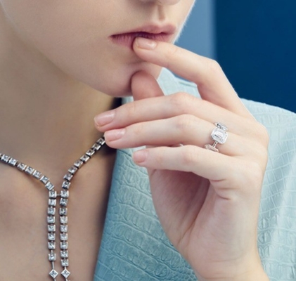 Émeraude Blanc CZ Femmes Eternité Band Baguette 18K Or 925 Sterling Anneaux en argent