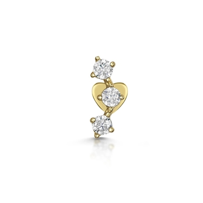 OEM Constella Boucles d'oreilles en or blanc 925 18 carats Boucles d'oreilles en or blanc