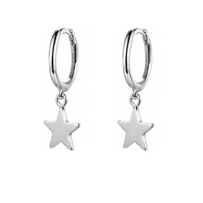 En cuivre 14K or étoile en forme de boucle d'oreille pour les femmes bijoux simples de tous les jours