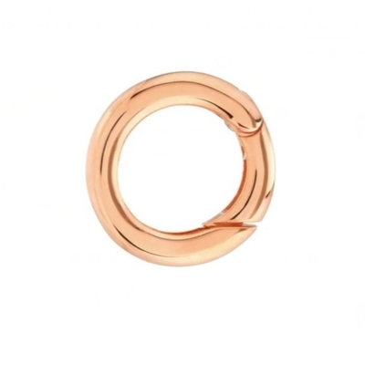 14K or plaqué rond Charm Améliorateur Connecteur Collier Joaillerie Type Pendants Ou Charms Utilisation