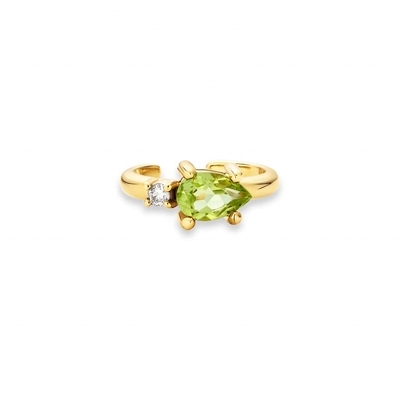 Des boucles d'oreilles en or 18K plaqué 925 argent sterling