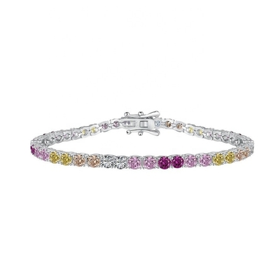 Bracelet de tennis en argent sterling pour femmes