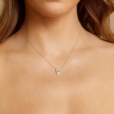 Faites sa journée avec des colliers de pierres précieuses pour femmes cadeau de la Saint-Valentin