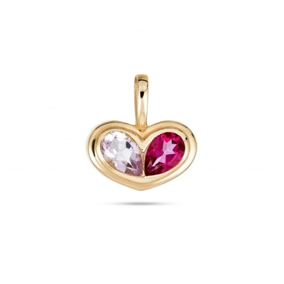 Cadeau de la Saint-Valentin Coloriage en forme de cœur Collier en pierre précieuse Collier de fiançailles