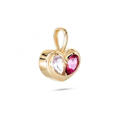 Cadeau de la Saint-Valentin Coloriage en forme de cœur Collier en pierre précieuse Collier de fiançailles