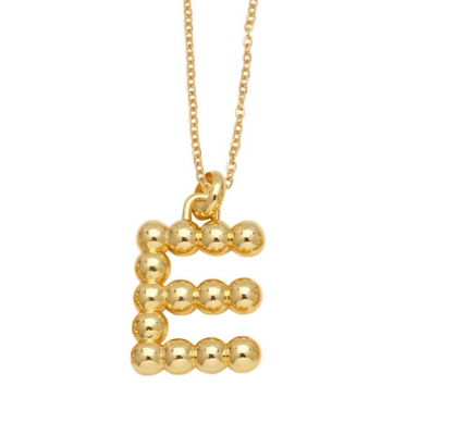 Lettre personnelle à bulles Pendants de mode bijoux