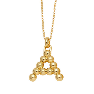 Lettre personnelle à bulles Pendants de mode bijoux