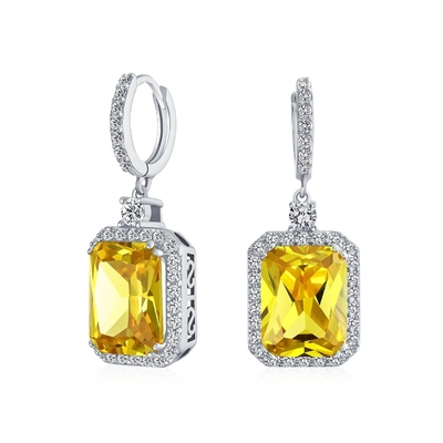 925 argent sterling Matériau de type Top Vente Blanc or Plated pendule Boucles d'oreilles de mariée