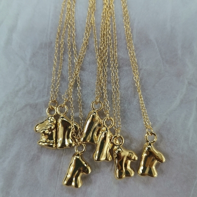 Vénus Femininité 18K or plaqué 925 Sterling argent rempli pendentif collier pour la fête
