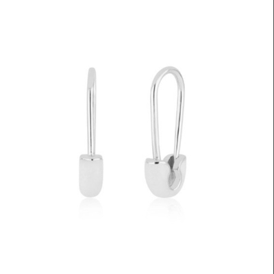 Boucles d'oreilles à épingles de mode pour femmes en argent sterling 925 ornées d'une finition en goutte d'émail bleu