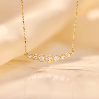 Colliers de tennis en argent sterling 925 minimaliste pour femmes Colliers empilables à plusieurs couches