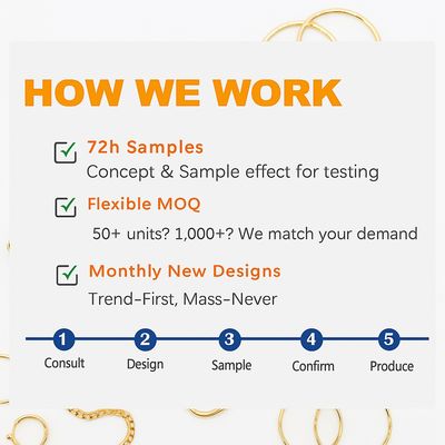 Boucles d'oreilles à clous hypoallergéniques pour enfants en argent sterling 925 plaqué or 18 carats