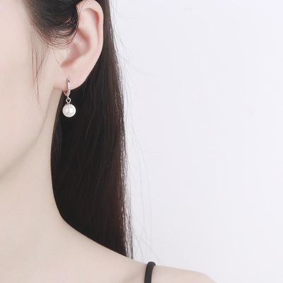 Elegant White Pearl Jewelry with 925 Sterling Silver and Rhodium Plated AAA Grade Pearl for Women's Wedding Wear