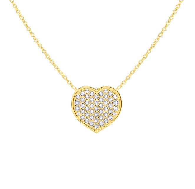 Collier à la chaîne de 18 pouces en diamants 925 argenté pour femme