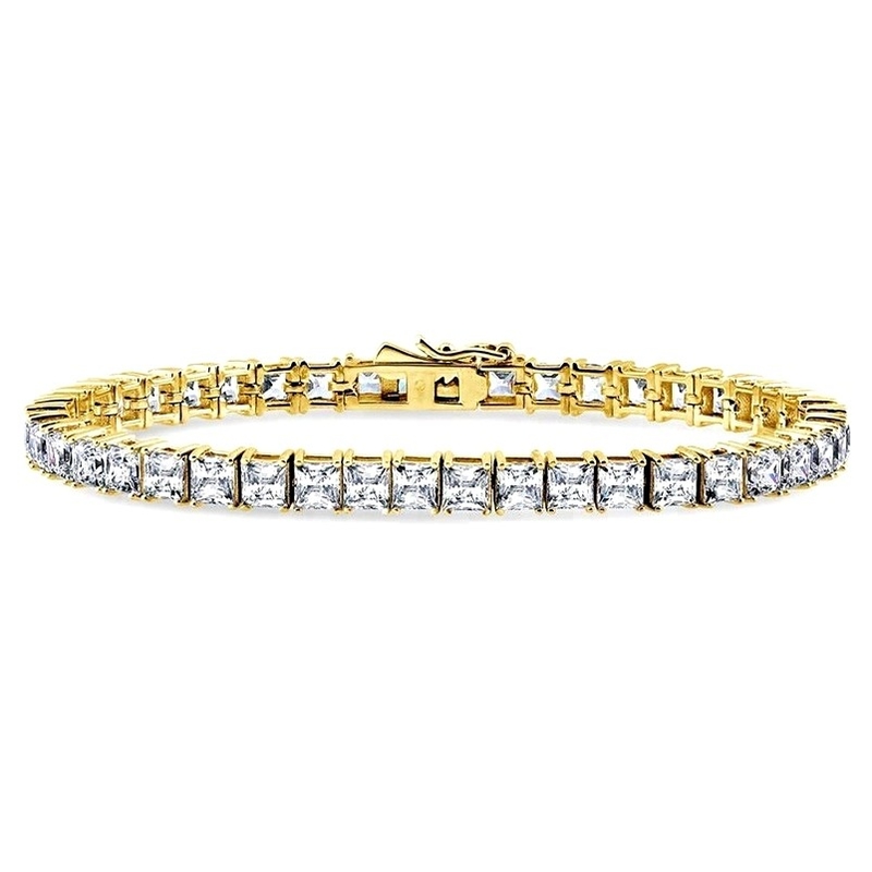 Unisexe, fait à la main, en or 18K, en hip hop, en glace, en coupe carrée, en diamant, en argent sterling.
