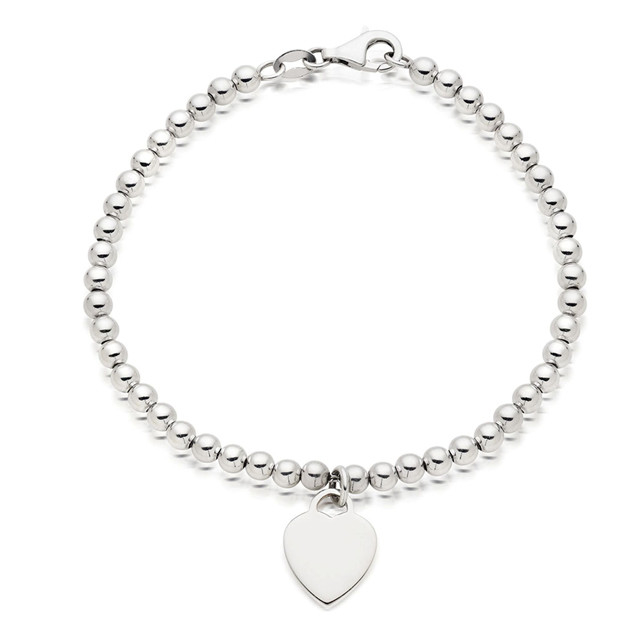 Bracelet en forme de cœur et d'arbre en forme de charme à perles 925 argent sterling pour bracelets pour femmes