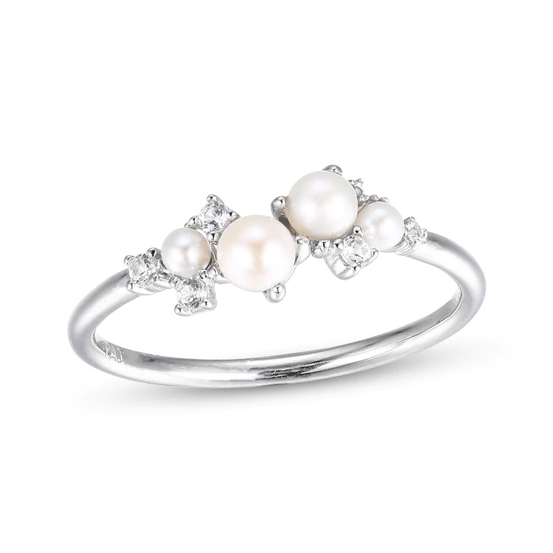 Anneaux de fiançailles en argent sterling 925 taille 3-10
