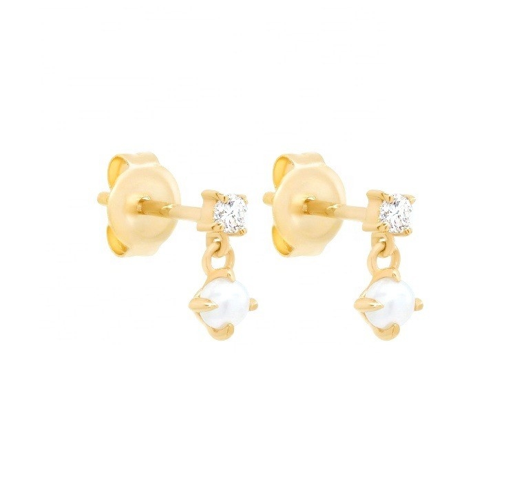 Perles blanches 925 argent sterling perles faites à la main pour femmes