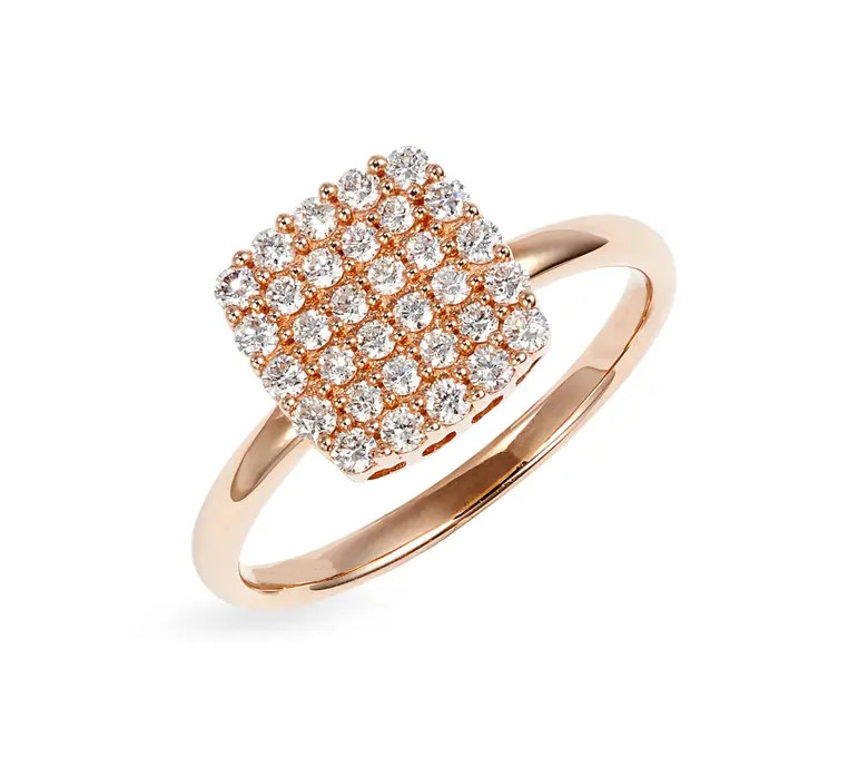 2024 Anneaux Brésilien Pave Blanc CZ Anneaux en argent pour bijoux de qualité