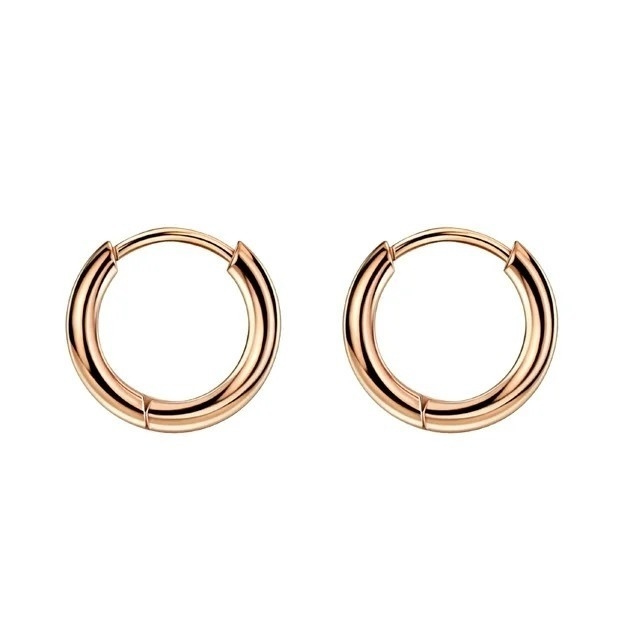 Des boucles d'oreilles en acier inoxydable pour la remise des diplômes