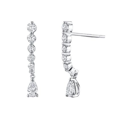 Des boucles d'oreilles en zircon cube pour les besoins des clients