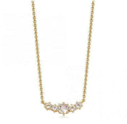 Collier de pierre précieuse en or 925 argent sterling rubis avec chaîne de câbles