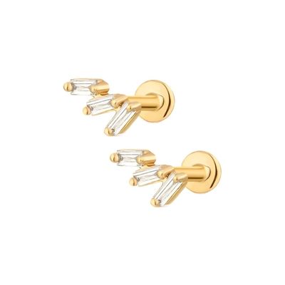 Des boucles d'oreilles en argent sterling 925
