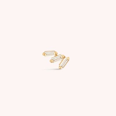 Des boucles d'oreilles en argent sterling 925