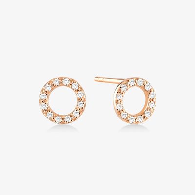Anneaux à oreille classique en argent sterling pour filles