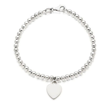 Bracelet en forme de cœur et d'arbre en forme de charme à perles 925 argent sterling pour bracelets pour femmes